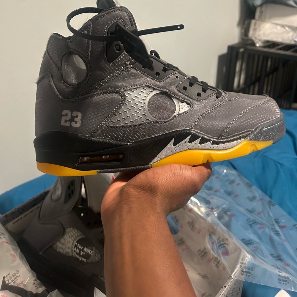 Jordan off white 5s Muslims